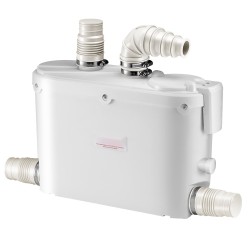 Silppuava jätevesipumppu 500 W 110 l/min 8 m nostokorkeus 4 tuloliitäntää