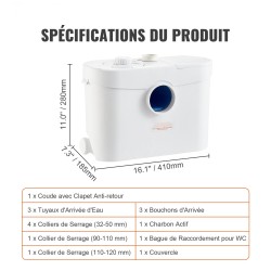 Pilppupumppu 700 wattia kuparimoottorilla 9600 l/h 10 m nostokorkeus 3 sisääntuloa