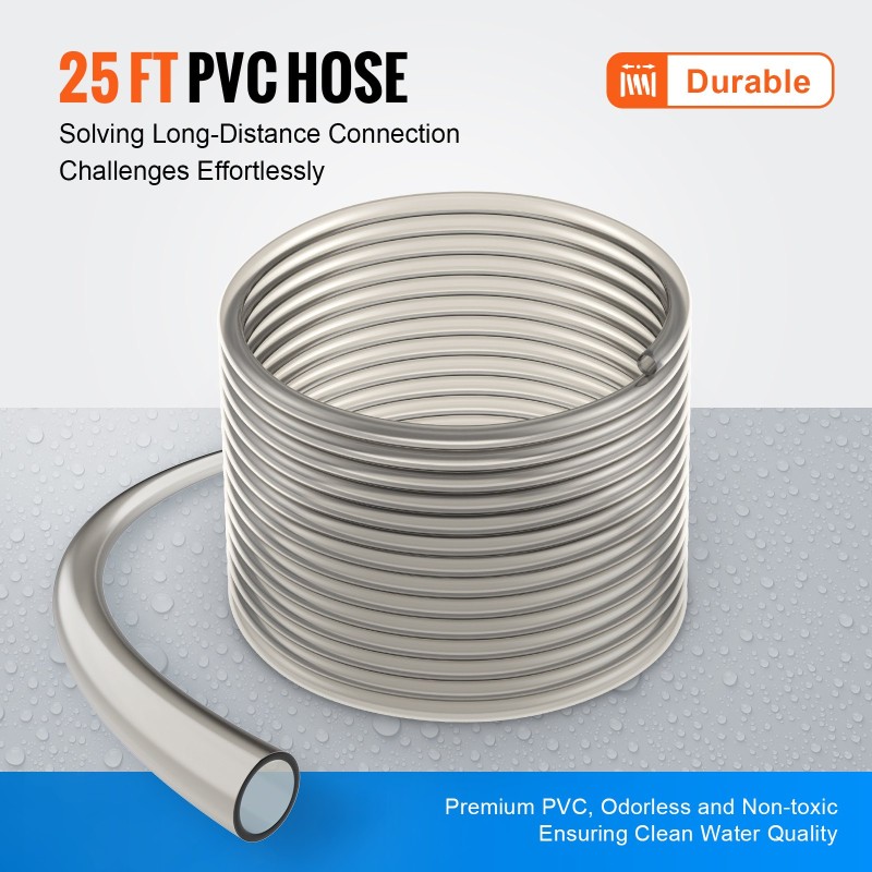 Akvaarion sorapuhdistaja ilman sähköä PVC letku 7,6 m 3 messinkiadapteria