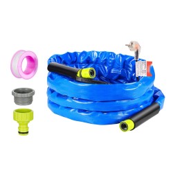 Lämmitettävä juomavesiletku PVC 4,6 m 5/8 tuuman sisähalkaisija itseään säätelevä -42,7°C pakkassuoja