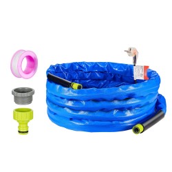 Lämmitettävä juomavesiletku 7,6 m lyijytön BPA-vapaa matkailuautoihin itsesäätyvä