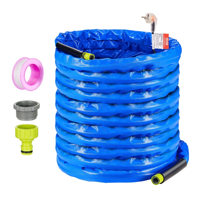 Lämmitettävä vesiletku 30,5 m 5/8 tuumaa 550 W juomavedelle talvikäyttöön