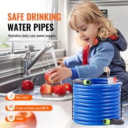 Lämmitetty juomavesiletku 22,9 m 5/8 tuuman sisähalkaisija -42,7 °C pikaliittimillä