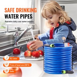 Lämmitettävä vesiletku juomavedelle 30,5 m asuntoautolle 5/8 tuumaa -42,7 °C