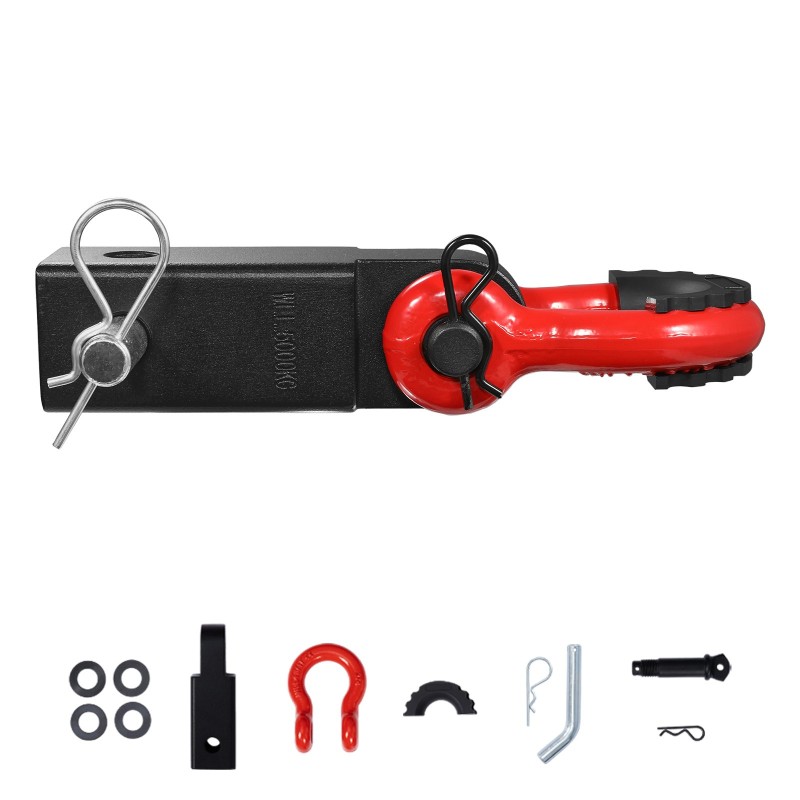 Sakkelivastaanotin hiiliteräksestä 2 tuuman vetopäähän 20 tonnin murtolujuudella ja lukitustapilla