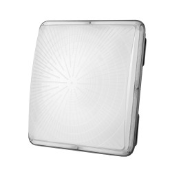 LED-katoksivalaisin 150W 16500 lm 5000K IP65 painevalettu alumiinikotelo 315 x 315 mm