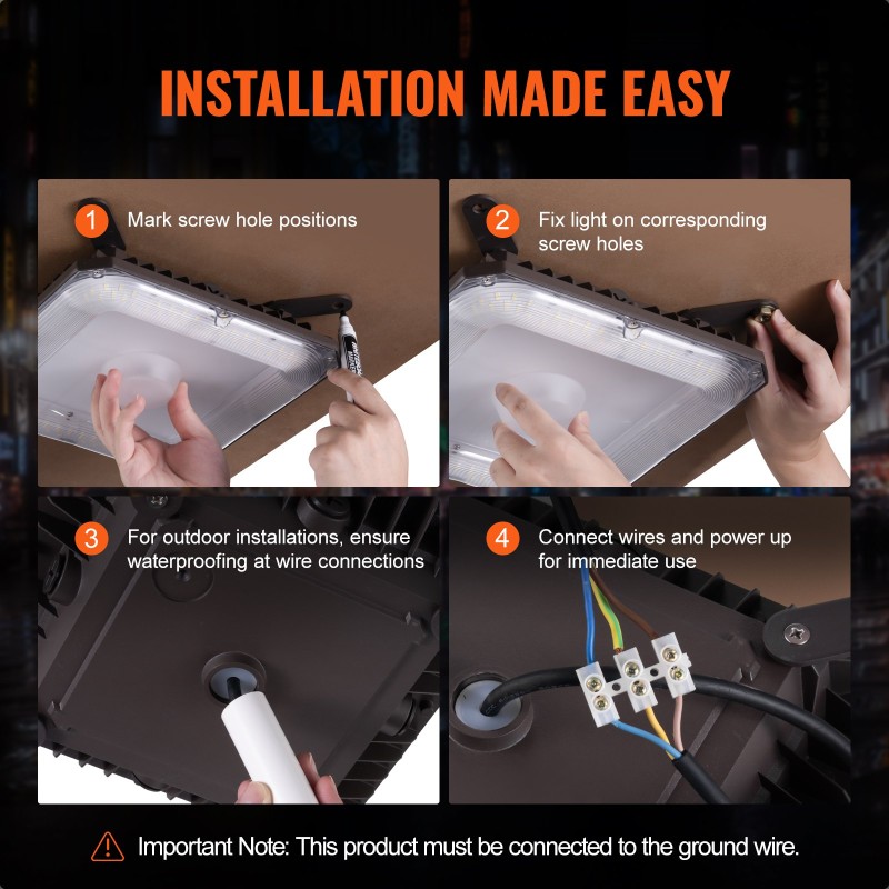 LED-katosvalot 4 kpl 80W 8800 lm 5000K IP65 painevalettu alumiini