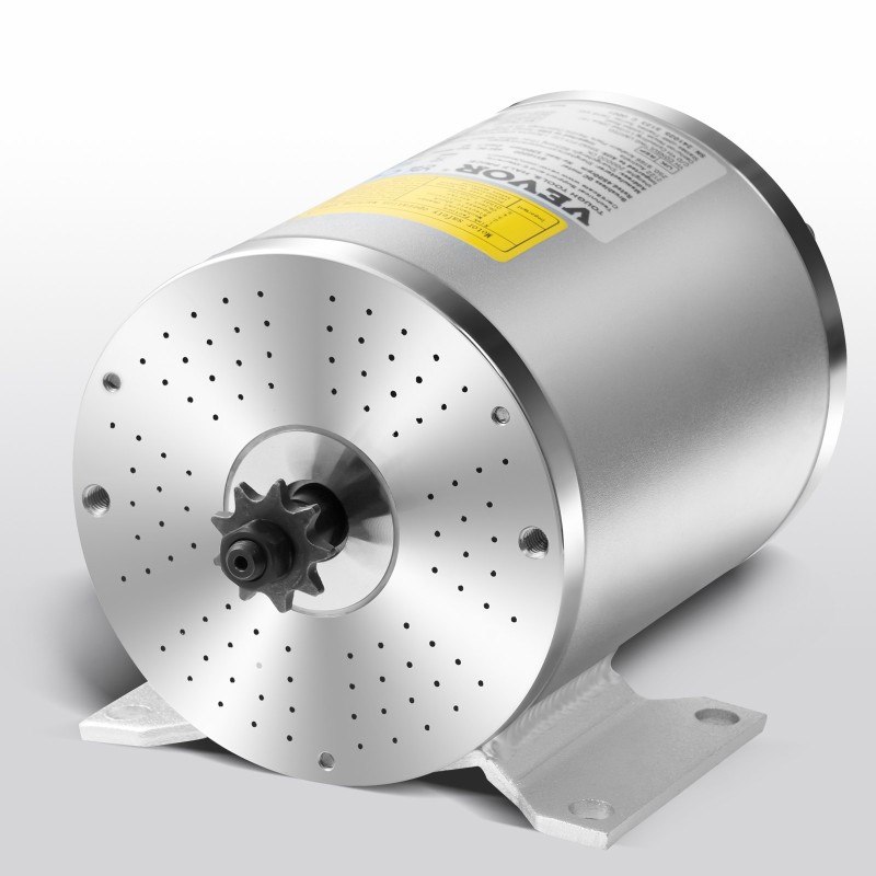 Harjaton tasavirtamoottoripaketti 1800W 48V 4500 rpm ohjain ja kaasukahva sähköajoneuvoihin