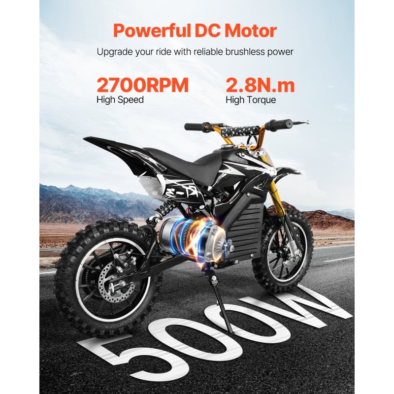 Harjaton 500W 48V tasavirtamoottoripaketti päivitetyllä ohjaimella sähköpyöriin skoottereihin ja mopoihin