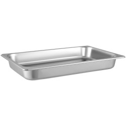 Täysikokoiset ruostumattomat GN-astiat buffet-käyttöön 6 kpl 8,5 l 537x330x65 mm