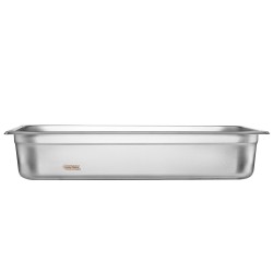 Höyrypöytäastiasetti ruostumattomasta teräksestä täysikokoinen 4 kpl 4 tuuman syvä kannella