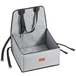 Koiran turvaistuin autoon 600D vedenpitävä kangas lasikuitutangot 26 paunaa harmaa