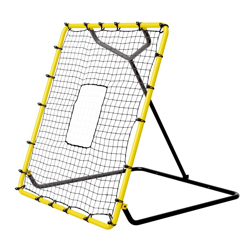 Harjoitusverkko pesäpalloon ja softboliin 122 x 137 cm teräsrunko 4-portainen kulmansäätö