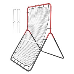 Palautusverkko baseballiin ja softballiin 914x1372 mm polyeteeniverkko kolmivyöhykkeinen teräsrunko