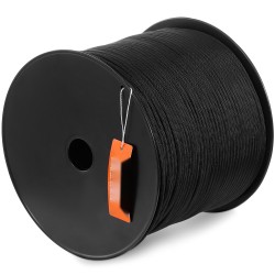 Nylonköysi punottu 5 mm 304 8 m 32 säikeinen murtolujuus 3 20 kN musta