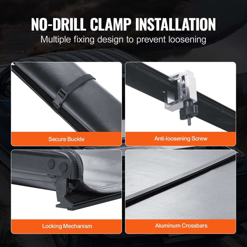 Rullattava lavapeite PVC 0,65 mm 1704x1656 mm Ford F-150 2009–2024