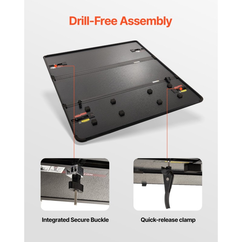 Lavapeite kolmiosainen alumiinilevyillä 1760x1655 mm lavalle musta 400 paunan kantavuus