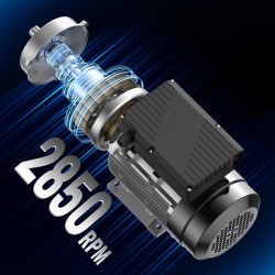 Yksivaiheinen vaihtovirtamoottori 0,75 kW 2850 r/min 220–240 V 19 mm ura-akseli