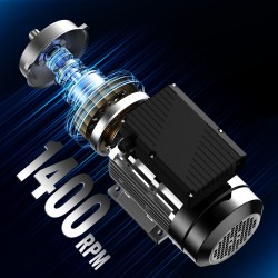 Sähkömoottori 0,75 kW yksivaiheinen 220–240V 1400 kierrosta minuutissa B34 19 mm akseli