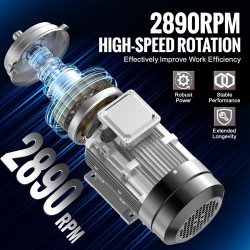 Sähkömoottori 2,2 kW 3-vaiheinen 400 V 2890 kierrosta minuutissa 24 mm akseli