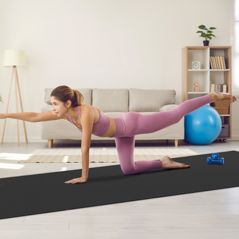 Harjoitusmatto PVC-materiaali 3,66 x 1,83 m paksu 3–4 henkilölle