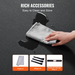 Harjoittelumatto PVC 3050x1830 mm liukumaton paksu jooga pilates