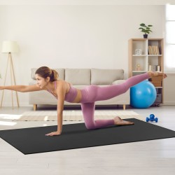 Harjoittelumatto PVC 2440x1530 mm liukumaton paksulla iskunvaimennuksella joogaan ja pilatekseen