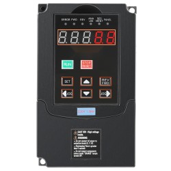 Taajuusmuuttaja 1,5 kW 7,5 A 220V sisääntulo 220V kolmivaiheinen ulostulo 0–400 Hz