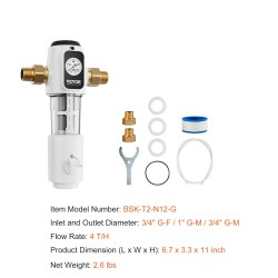 Talousesuodatin 40 mikronin 316L ruostumaton teräs kaivovedelle