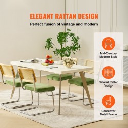 Ruokatuoli polyeteenirottinki selkänojalla samettipehmuste kantavalla metallirungolla 4 kpl