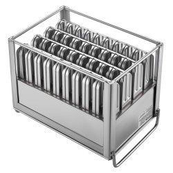 Mehujäämuotit ammattikäyttöön 40 kpl pyöreäkärkiset ruostumattomasta teräksestä kaksoisaukolla 50 tikkua