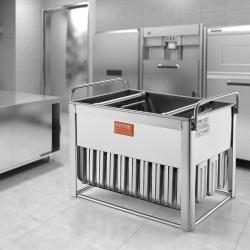 Mehujäämuotit ammattikäyttöön 40 kpl pyöreäkärkiset ruostumattomasta teräksestä kaksoisaukolla 50 tikkua