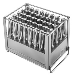 Sylinterimäiset mehujäämuotit 40 kappaletta elintarvikekelpoinen ruostumaton teräs sisältää 50 tikkua ja pussia