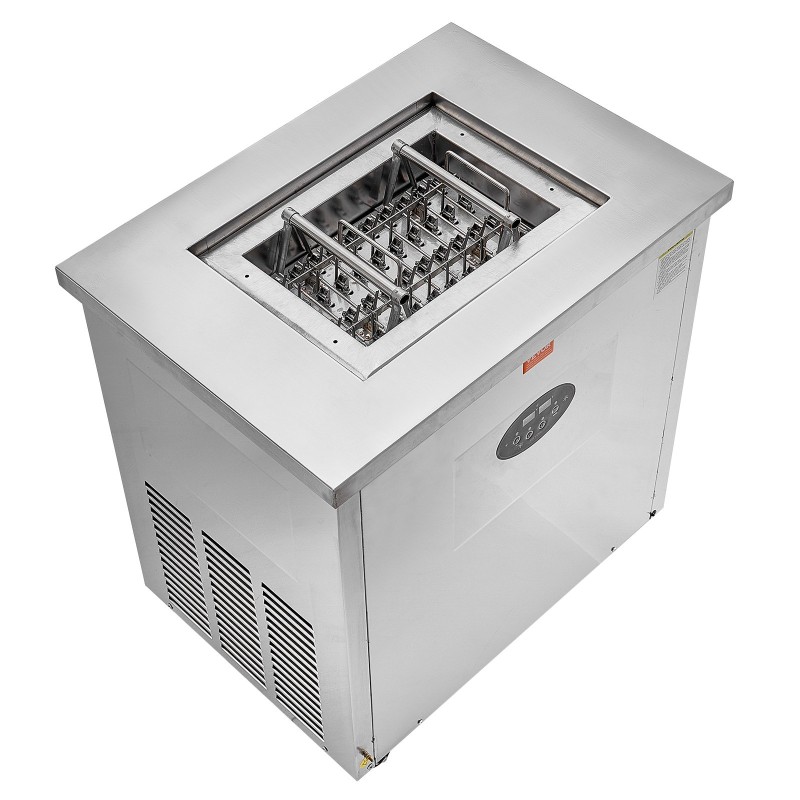 Ammattimehujääkone yksi muottisetti neljäkymmentä kappaletta ruostumatonta terästä pyörillä