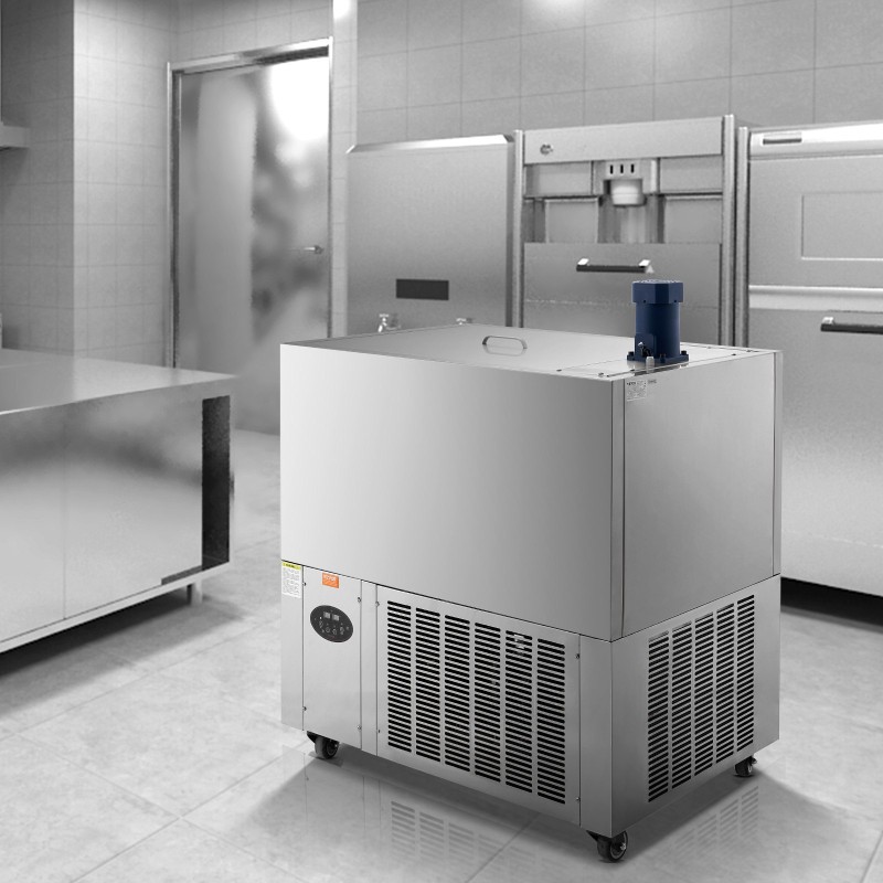 Mehujääkone ammattikäyttöön 4 muottisarjaa 120 kpl ruostumatonta terästä