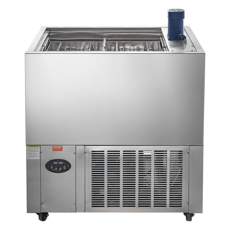 Mehujääkone ammattikäyttöön 4 muottisarjaa 120 kpl ruostumatonta terästä