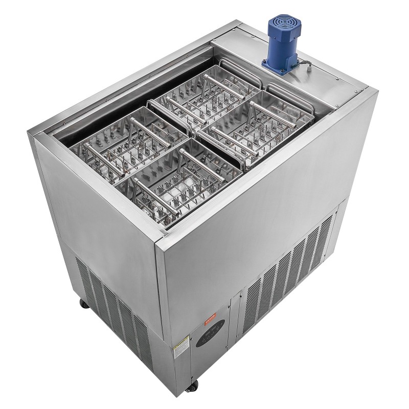 Mehujääkone ammattikäyttöön 4 muottisarjaa 120 kpl ruostumatonta terästä