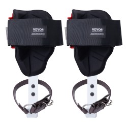 Puun kiipeilypiikit alumiinirunko 1 pari säädettävät tarranauhat 350 paunan kuormankantokyky punainen