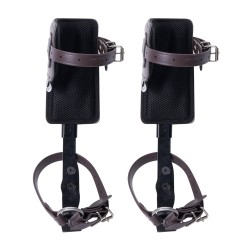 Puun kiipeilyraudat seosteräksestä säädettävä 335 432 mm korkeus 350 paunan maksimikuorma pari