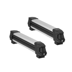 Alumiininen kattoteline suksille ja lumilaudoille auton katolle 4 paria tai 2 lautaa