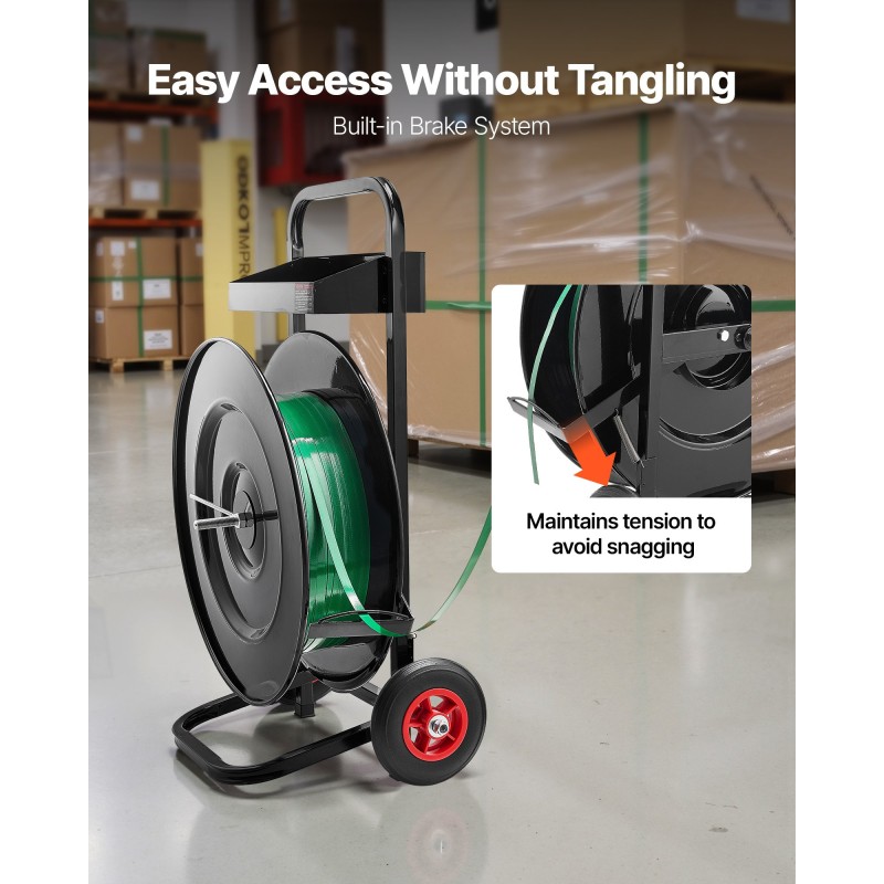 Sidontavanteiden rullateline Q235 hiiliteräs yhteensopiva PET PP polyesteri 203 ja 406 mm