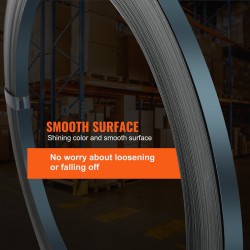 Teräsvannerulla 100 m 12,7 mm 0,4 mm 500 kg murtolujuus raskaaseen sidontaan