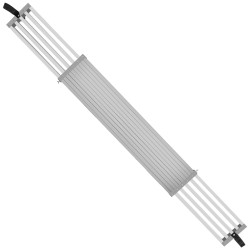 Alumiininen teleskooppityötaso 1840–2750 mm 227 kg kantavuus 317,5 mm leveä telineille