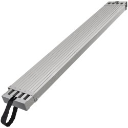 Alumiininen teleskooppiplankki säädettävä 2,74–4,57 m 317 mm leveä 227 kg kantavuus