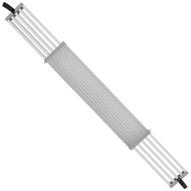 Alumiininen teleskooppiplankki säädettävä 2,74–4,57 m 317 mm leveä 227 kg kantavuus