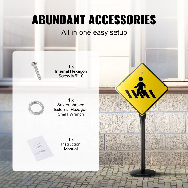 Siirrettävä kylttiteline galvanoitua terästä ja valurautaa kova muovijalusta pyörillä 1235 mm