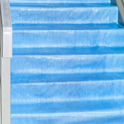 Lattiasuojakalvo polyesterikuitua PE liukuestolla 1,5 mm 25,6 m 1000 mm remontteihin