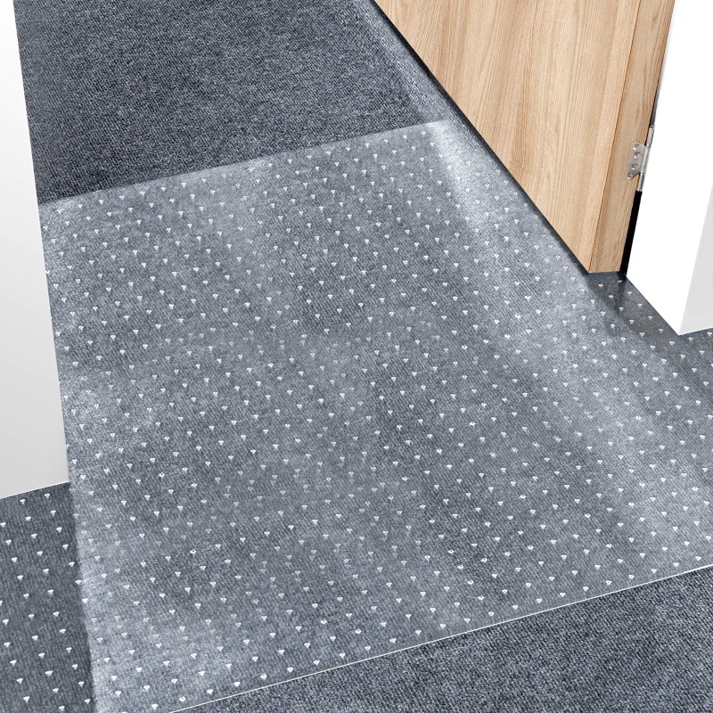 PVC-matonsuojus läpinäkyvä liukumaton 610 mm x 3,66 m kissan kynsisuoja