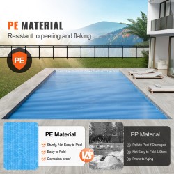 Uima-altaan aurinkopeite PE 16 mil 12,19 x 6,10 m