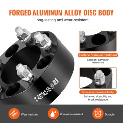 Vanteen levikkeet alumiiniseos 50,8 mm 5x4,5 jako 82,5 mm keskireikä 4 kpl